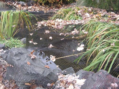 EasyPro NR201F Premium 3/8-Inch Fine Mesh Pond Cover Netting, 20' x 100' - size: 20' x 100', style: 3/8" Fine Mesh