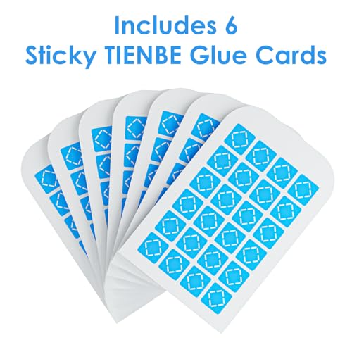 6 Pack Magnetism Glue Cards TIENBE Indoor Plug-in Fly Trap Refill Pack for TIENBE Indoor Fly Trap - color: White, size: 6 Glue Cards