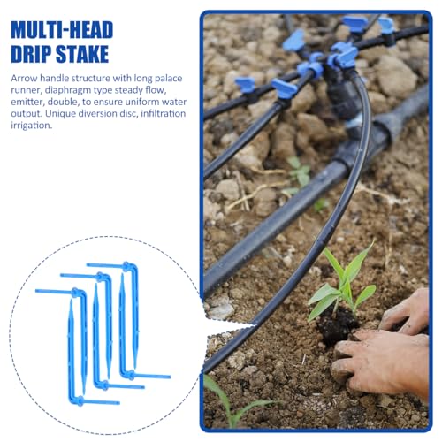 Balacoo 100 Pack Automatic Drip Waterer Irrigation Support Stakes