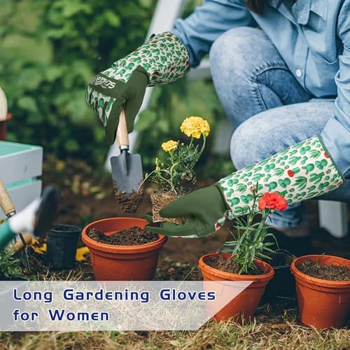 Schwer Gardening Gloves for Women, Reinforced Fingertips & Palm, L010, L - size: Large