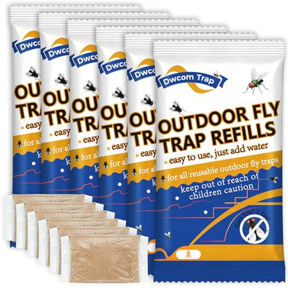 6x30g Fly Bait Fly Trap Refill Packets