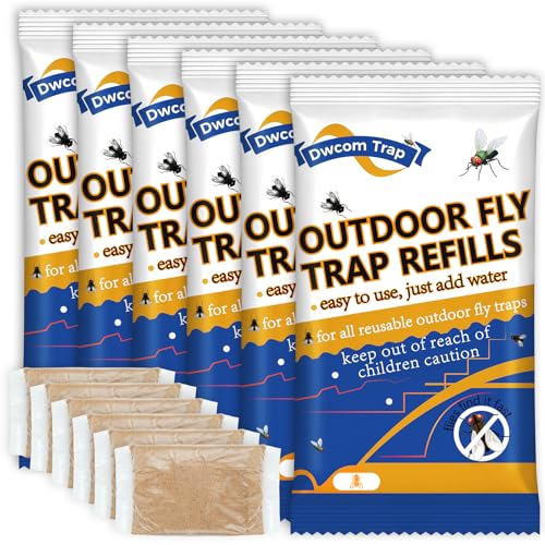 6x30g Fly Bait Fly Trap Refill Packets