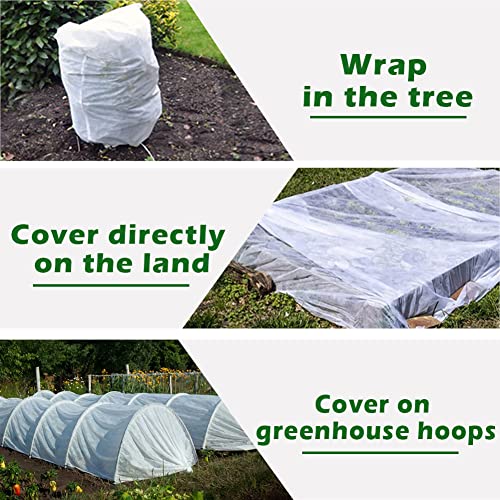 Plant Freeze Protection Cover, 7x25 FT Floating Row Cover - size: 7x25ft