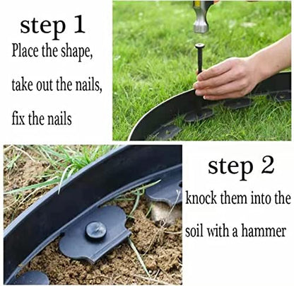 300PCS Spiral Landscape Anchoring Spikes, 8 Inch Landscape Spikes,Nylon Landscape Anchoring Spike for Garden Lawn Yard,Paver,Weed Barrier,Artificial Turf (8in-300 Count) - color: 8in-300 count