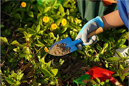 Kidz Gardening Set -Real Metal Gardening Tools Kit for Childrenz Includes Sturdy Shovel,Rake,Fork,Trowel,Kidz Garden Kit with Sun Hat,Apron,Gloves,Tote Bag,Sprayer and Bucket,Outdoor Gardening Gifts - style: Garden
