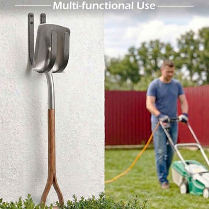 Hose Holders Wall Mount: 2Pcs Heavy-Duty Metal Garden Hose Hanger Outside - color: B-2PCS