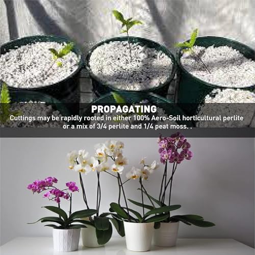 AeroSoil Perlite Premium Horticultural Grade Soil Additive Drainage and Growth - Coarse 4 Cubic Foot - color: 4CF