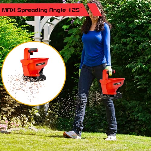 Rozlchar Power Spreader Compatible for Milwaukee 18V, Covers 5,000 sq. ft. - color: Red