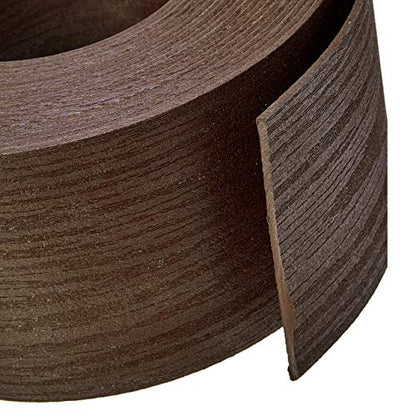 Amazon Basics Flexible Landscape Edging Coil for Garden Border, Flower Beds, Lawn and Pathways, 5 inch x 40ft, Brown, 10 Stakes (Pack of 2) - size: 5" (Pack of 2)