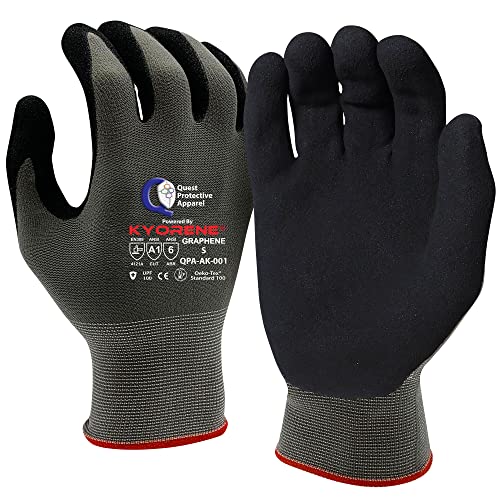 Quest Cut Resistant Work Gloves, ANSI A1, Small, Pack of 1 - size: Small