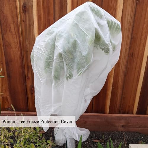 Frost Cloth Plant Freeze Protection, 10x30 Ft Floating Row Cover - size: 10x30 FT