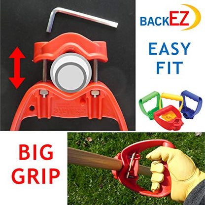 Back-Saving Tool Handle Labor-Saving Ergonomic Shovel or Rake Handle Attachment Yellow - color: Yellow