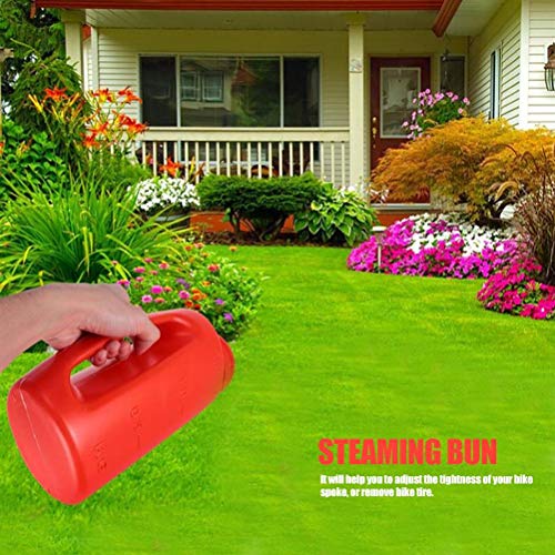 Hand Held Spreader, Fertilizer Salt Spreader, Ice Salt Dispenser with Adjustable Hole Size Cover for Lawns Gardens Walkways (red) - color: red