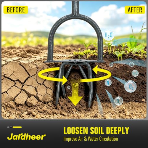Jardineer Hand Till Cultivator, 2 Pack Garden Claw Set