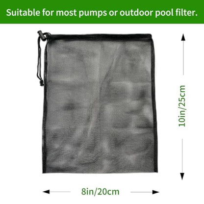 2 Pcs 8" x 10" Pump Barrier Bag, Pond Pump Filter Bag - size: 8" x 10"