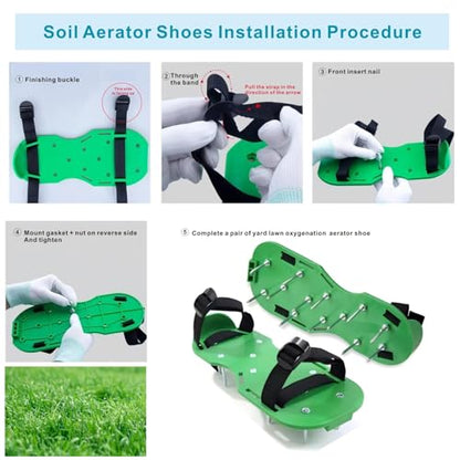 Airraider for Lawn Spike Shoes for Lawn Aerating