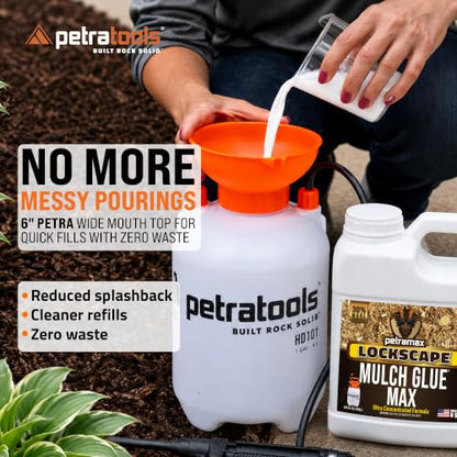 PetraTools LOCKSCAPE Mulch Glue Sprayer 1 Gal - Standard Kit (HD101)