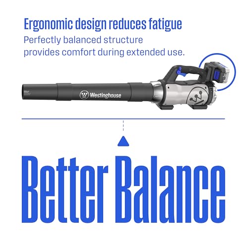 Westinghouse Cordless 20V Leaf Blower with 4Ah Battery and Charger, 350 CFM and 110 MPH Max Airspeed, 2 hr. Charge Time with Variable Speeds - style: 20V Leaf Blower