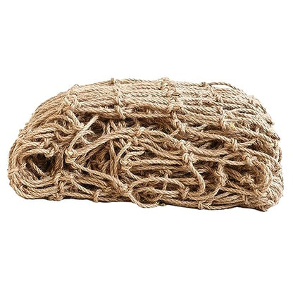 Plant Support Netting Jute Twine Trellis Outdoor Grow Party Indoor/Outdoor Ceiling Decor 3mm Mesh for Climb Plant Vegetables Vine Veggie, 1Mx5M