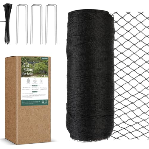 Bird Netting for Garden, Fetanten 13 x 16 FT Netting for Garden Protection - size: 13 x 16.5FT