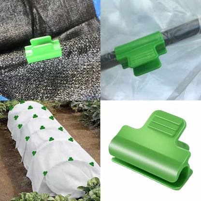 24pcs 19mm Garden Clamp, Greenhouse PVC Tube Clip for 18-20mm Pole - color: 19mm, size: 24pcs
