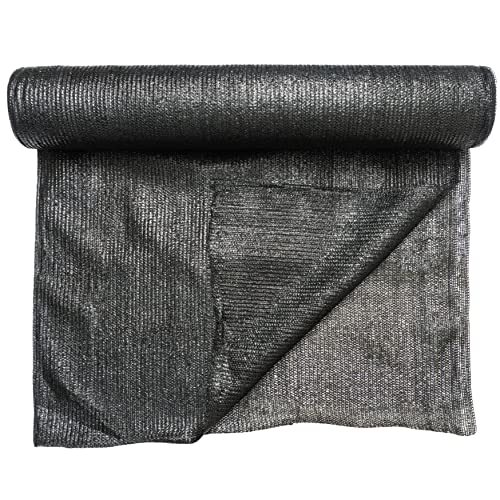 5'10"x100 ft 60% Eyelets Shade Cloth Roll - size: 60% - 5'10"x100 FT - BLK