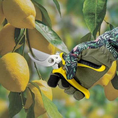 Gardening Gloves for Women, Rose Pruning Gloves Thorn Proof, Breathable, Anti Scratch, for Yard & Outdoor Work