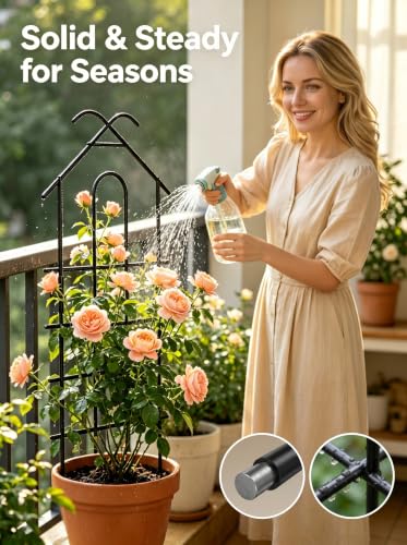 26" Trellis for Potted Plants Indoor, Sturdy Plant Support, 2 PCS