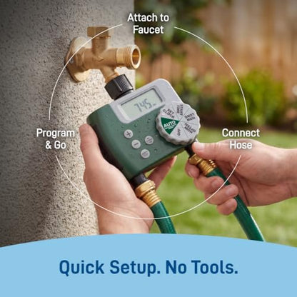 Orbit Programmable Digital Hose Watering Timer, 2 Outlet - 58910 - size: 2 Outlet