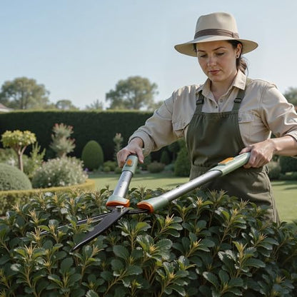 PrunePro® Extendable Hedge Shears Lightweight Ultra Sharp Blade for Bushes