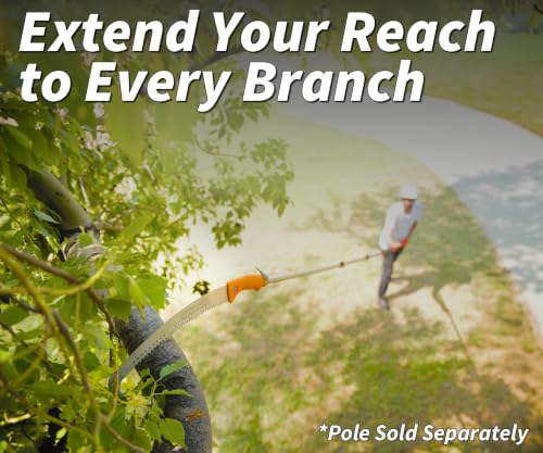 Pruning Manual Hand Saw for Tree Trimming (Pole Sold Separately) - size: 14 in Blade (Hand-held or for Extension Pole)