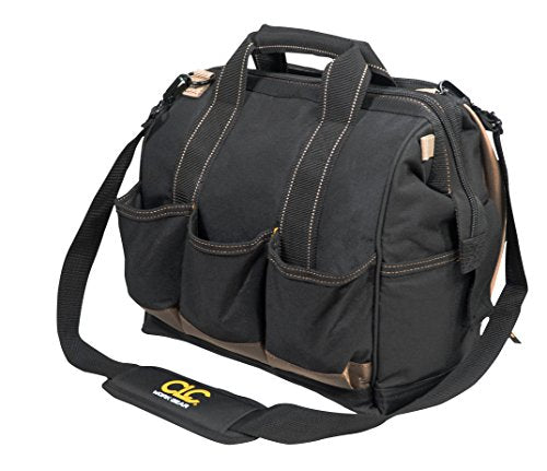 Custom Leathercraft1537 Multi-Compartment Tool Carrier, 30 Pocket, 13 In.
