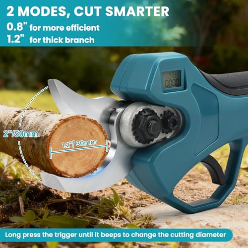 2-in-1 Cordless Pole Pruning Shears for Makita 18V Battery (No Battery) - style: 2 in 1 Blue for Makita 18V
