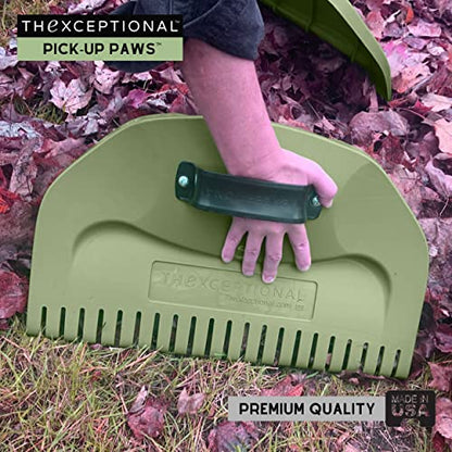 Pick-Up Paws | Heavy-Duty Leaf Scoops Hand Rake Lawn & Debris Grabbers - style: Pick-Up Paws