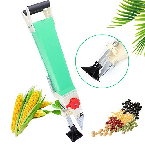 TFCFL Seed Spreader, Adjustable Manual Garden Handheld Corn Peanut Seeder Seed Fertilizer Spreader Planter Seeds