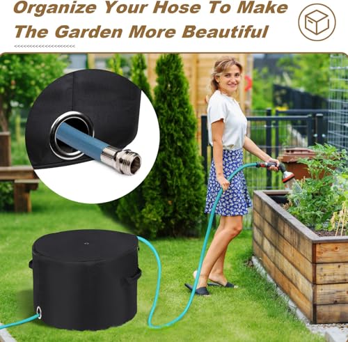 Garden Hose Holder storage bag, Hose pot protection bag, Storage bag for Garden tools, RV Hose Storage Bag, water hose holders bag for outside or inside, Storage bag for garage, warehouse