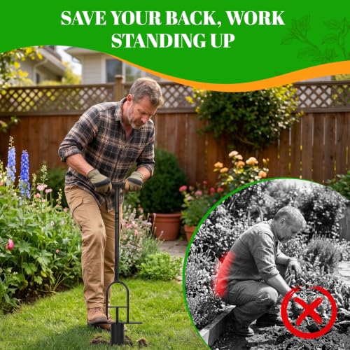 Grass Plugger Tool – Heavy Duty, Long Handle