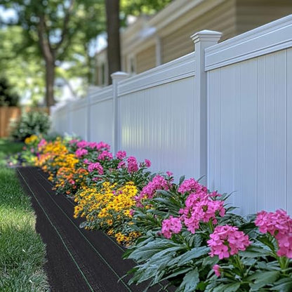 6.5FT x 32FT Weed Barrier Control Woven Garden Weed Landscape Fabric Heavy Duty Ground Cover