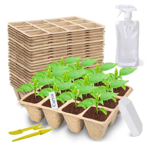240 Cells Seed Starter Tray, 20 Pack Plant Starter Kit - size: 240 Cells, 20 Packs