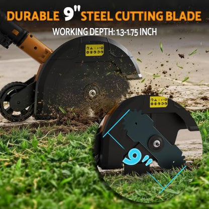 Brusless Lawn Edger Compatible with Dewalt 20V Max Battery (No Battery)