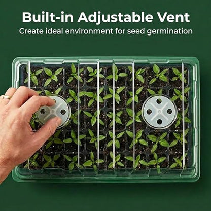 Gardzen 10 Pack 40 Cell BPA Free Seed Starter Tray Kit - size: 10-Pack