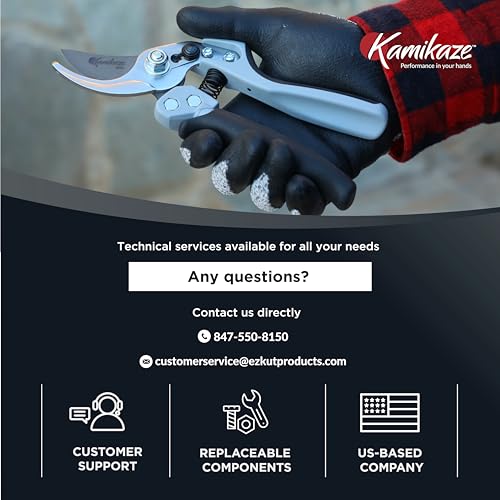 Heavy-Duty Professional Pruning Shears for Gardening, Featuring Ergonomic Rotating Handle to Reduce Hand Fatigue, SK5 High-Carbon Steel Blade, Cuts Branches Up to 0.8 Inch, Garden Clippers Shears - style: Medium Rotating Handle Bypass