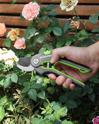 WORKPRO 3-Piece Garden Shears Set, Heavy-Duty Gardening Clippers - size: 3PCS - Garden Shears Set