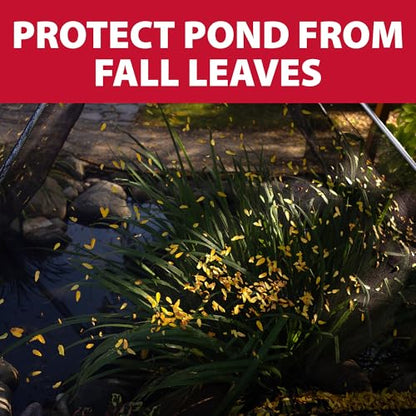 The Pond Guy PondShelter Cover Net 11' x 16' for Outdoor Koi & Fish Ponds
