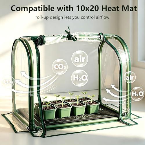 Mini Indoor Greenhouse Tabletop Garden Humidity Domes for Seedling