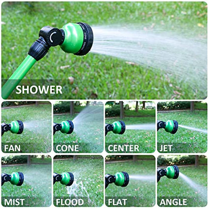STYDDI Watering Wand for Garden Hose, Lightweight Metal Turret Wand, Green - color: Green
