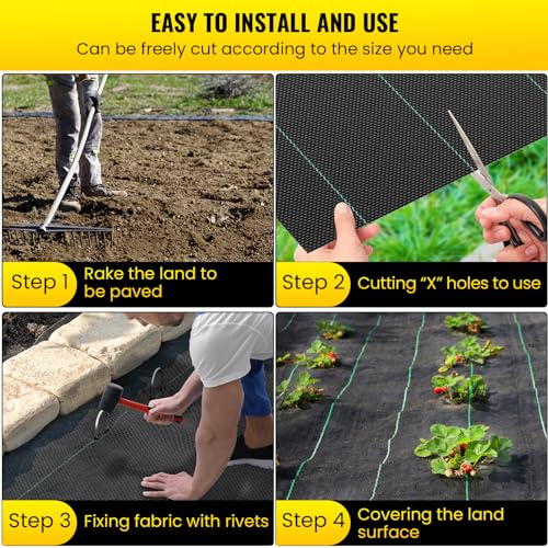 Driveway Fabric, 6.5x330 ft Road Fabric Commercial Weed Barrier Fabric, Landscape Fabric Heavy Duty 3.5OZ French Drain Fabric for Erosion Control,Landscape Fabric,Weed Barrier,Construction Projects - size: 6.5x330 ft