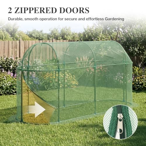 BPS Crop Cages for Garden Plant - size: 10'x3.3'x5'