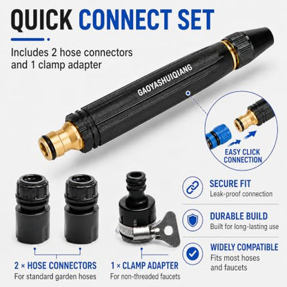 High Pressure Hose Nozzle for Garden Hoses