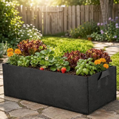 Plant Grow Bags,Thick & Breathable Fabric Plant with Handles for Vegetable